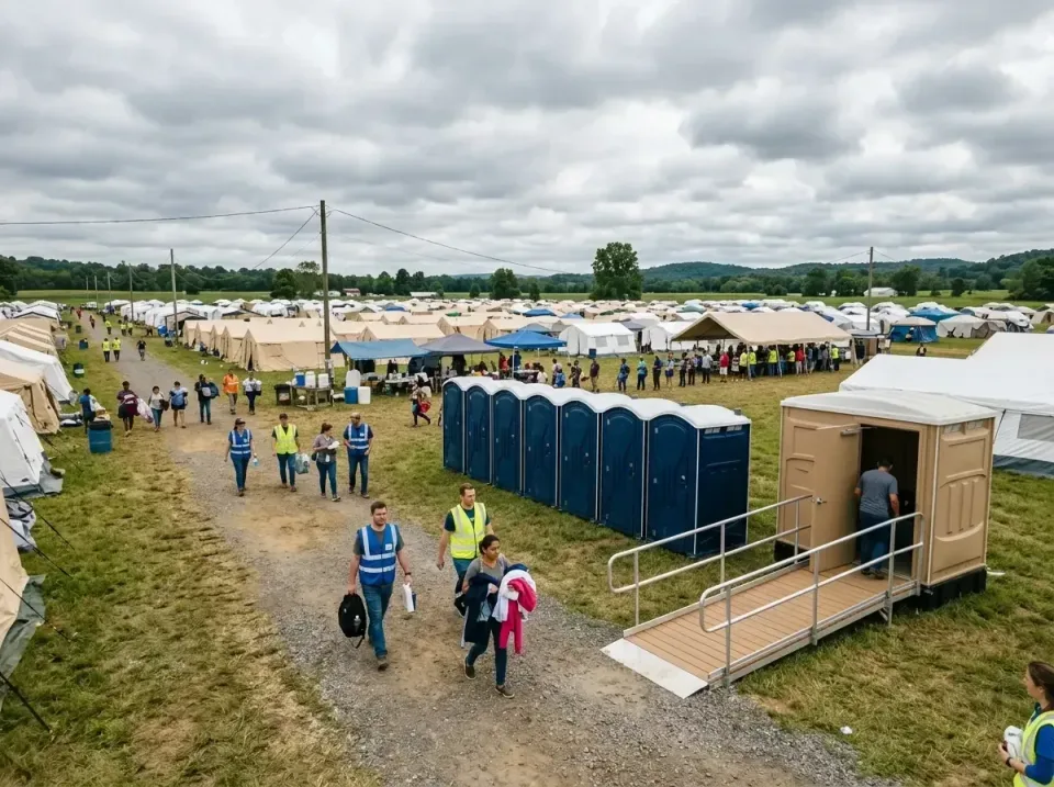 disaster-relief-camp-restrooms-010 — frequently asked questions, Dumpster & Portable Bathrooms Rental in Grantley, PA